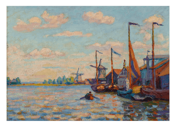 Amedeo Modigliani - Windmills on a Canal in Holland