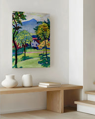 After Hover: August Macke - Tegernsee Landschaft Anagoria