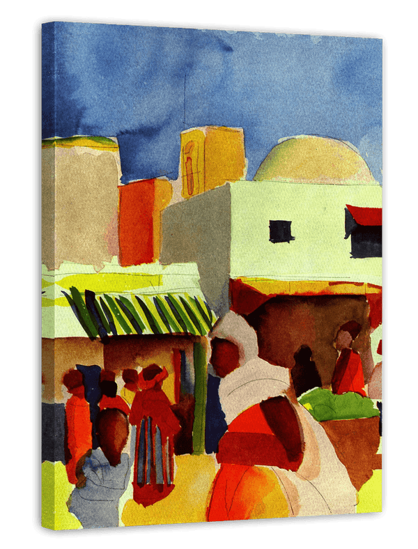 August Macke - Markt in Tunis