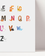 After Hover: ABC learning picture, English learning, cute drawing, kindergarten decoration