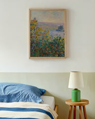 After Hover: Claude Monet - Flowerbeds in Vetheuil