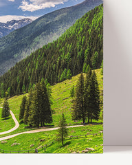 After Hover: Idyllic mountain landscape in Tyrol