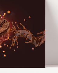 After Hover: Coffee bean meets milk