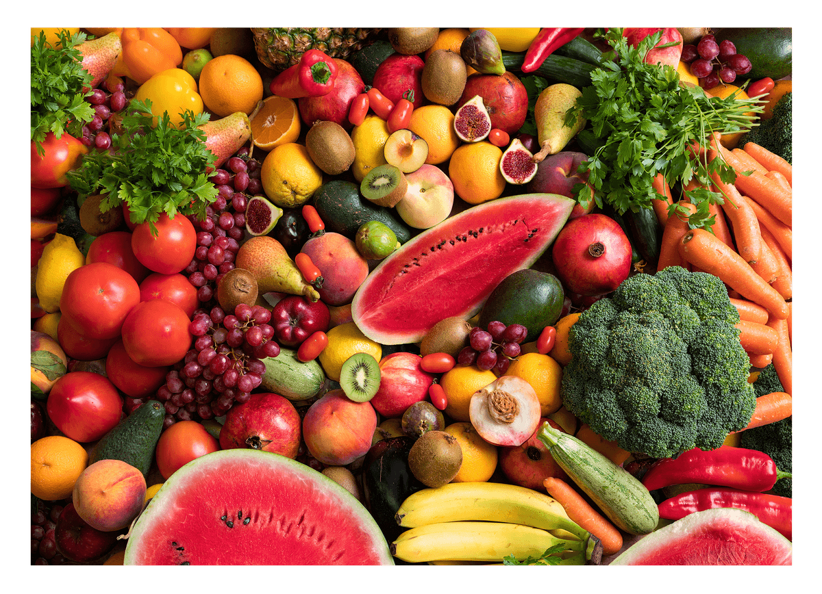 Fresh fruit and vegetables