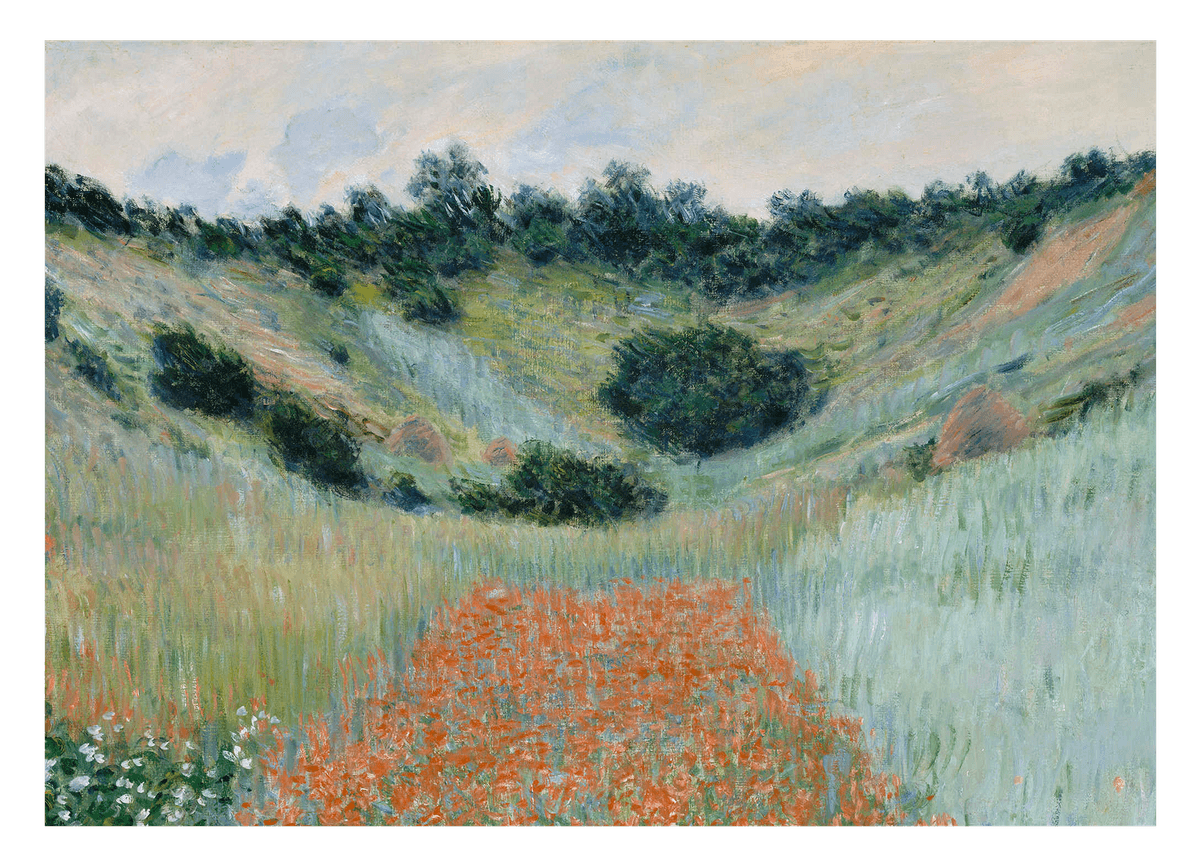 Claude Monet - Poppy field near Giverny