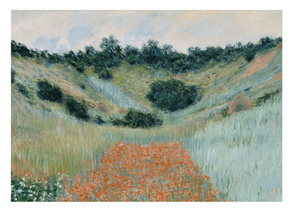 Claude Monet - Mohnfeld bei Giverny