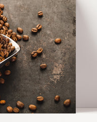 After Hover: coffee beans