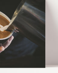 After Hover: Fresh milk coffee