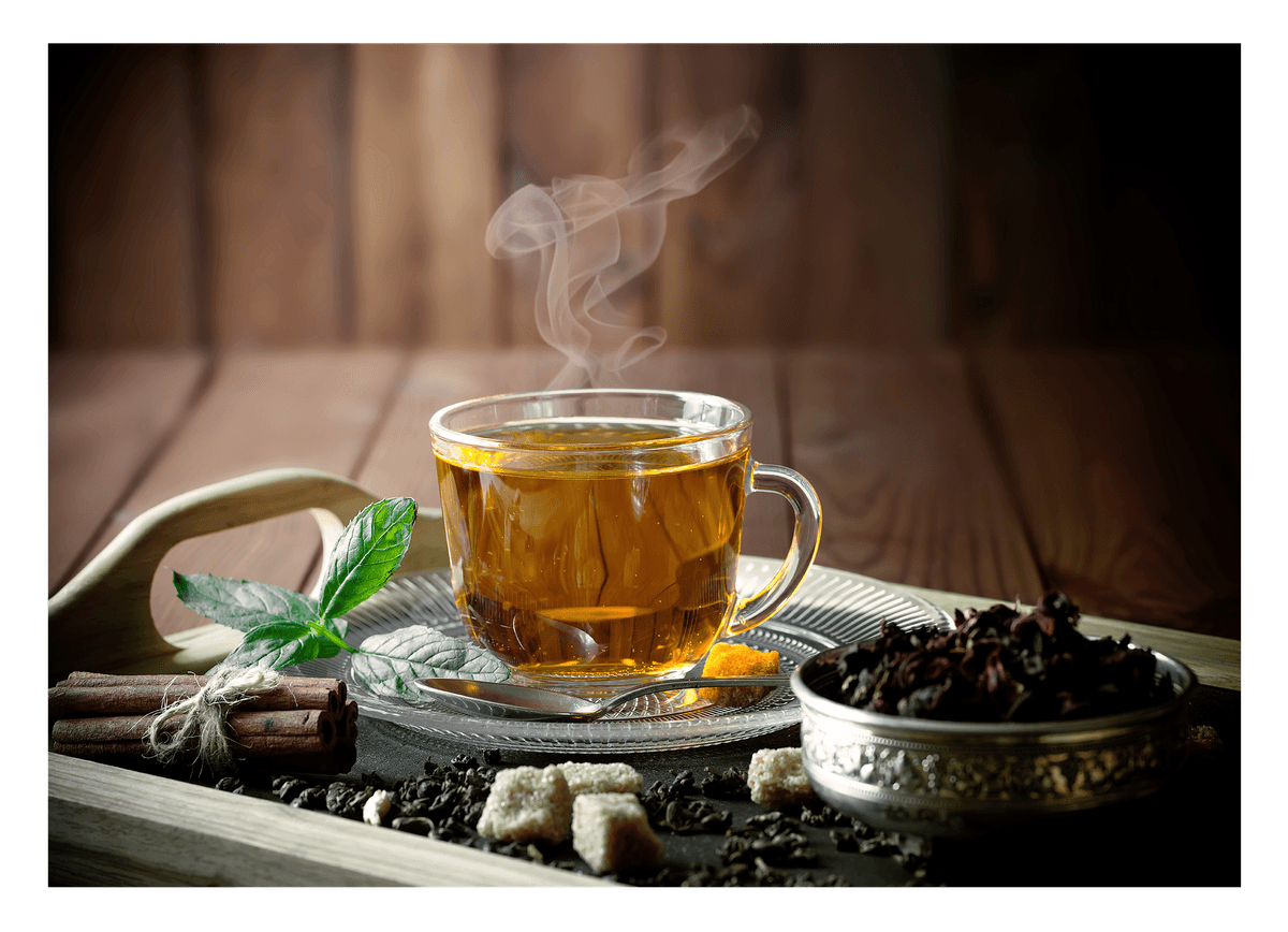 Steaming black tea - photography for tea lovers