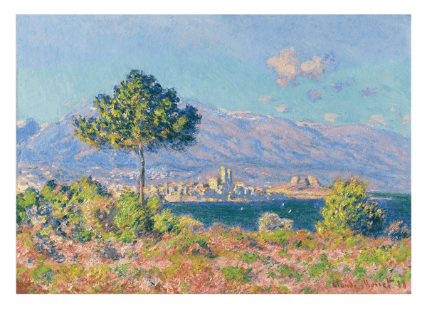 Claude Monet - Antibes, vue du plateau Notre Dame