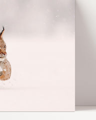 After Hover: Lynx leaping in the snow