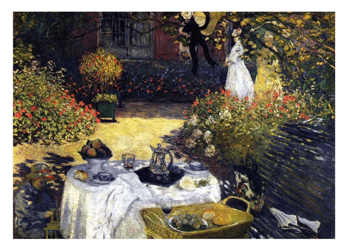 Claude Monet - Die Mittagsmahlzeit