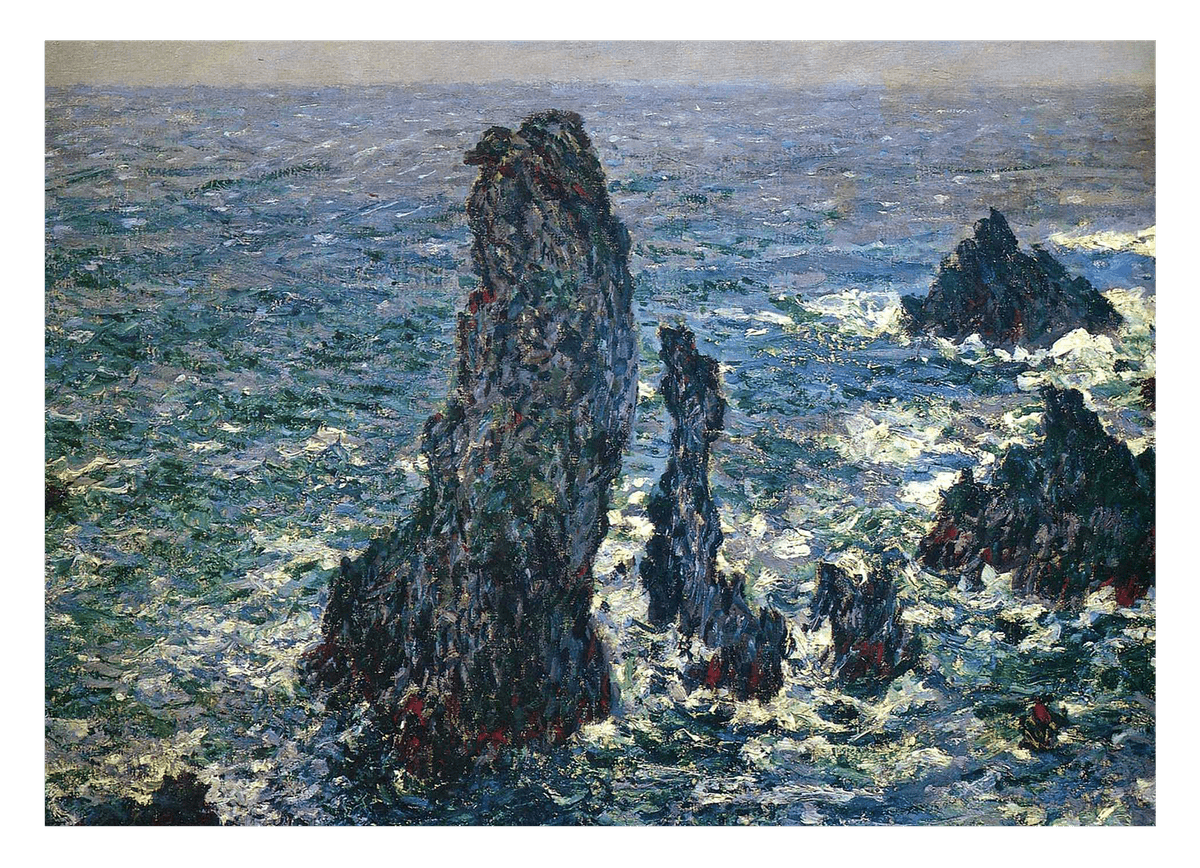Claude Monet - Rocks near Belle-Ile