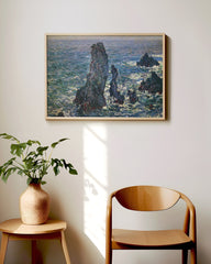 After Hover: Claude Monet - Rocks near Belle-Ile