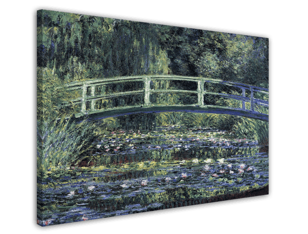 Claude Monet - Seerosen und japanische Brücke