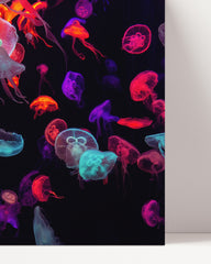 After Hover: Colorful jellyfish