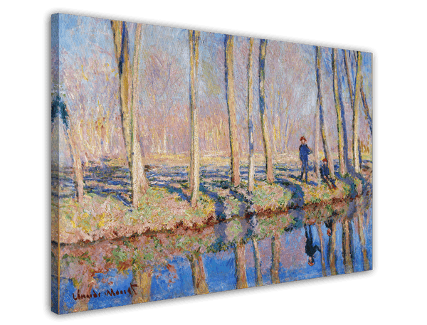 Claude Monet - Pierre Hoschede und Michel Monet am Ufer der Epte