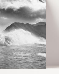After Hover: Waves - Black and White