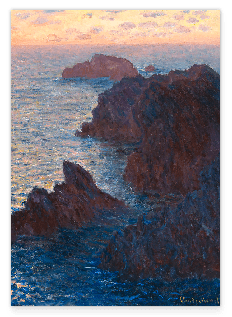 Claude Monet - Rocks in Belle-Île, Port-Domois