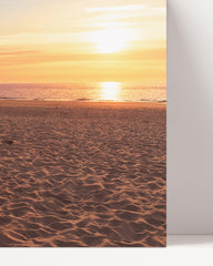 After Hover: Beach chair at sunset