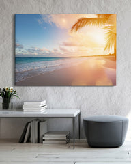 After Hover: Palme am Strand