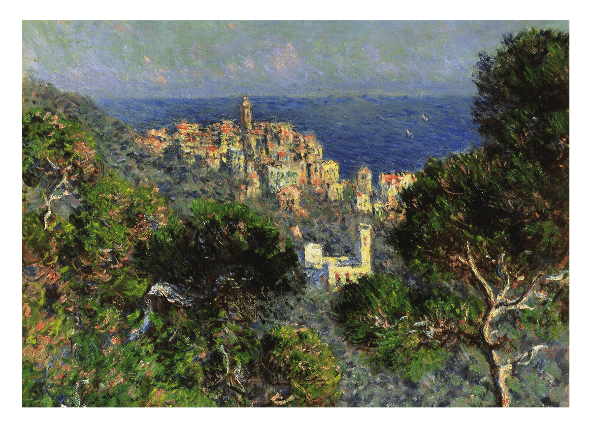 Claude Monet - Aussicht von Bordighiera