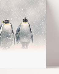 After Hover: Penguins in the snow
