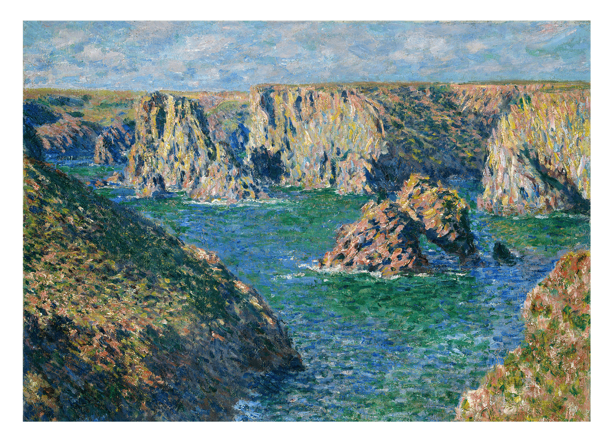 Claude Monet - Port Donnant, Belle Ile