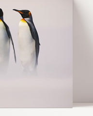 After Hover: Family of king penguins - wildlife photography