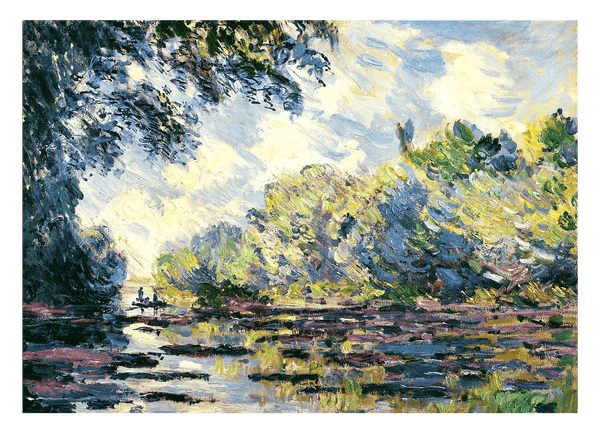 Claude Monet - Ausschnitt der Seine nahe Giverny