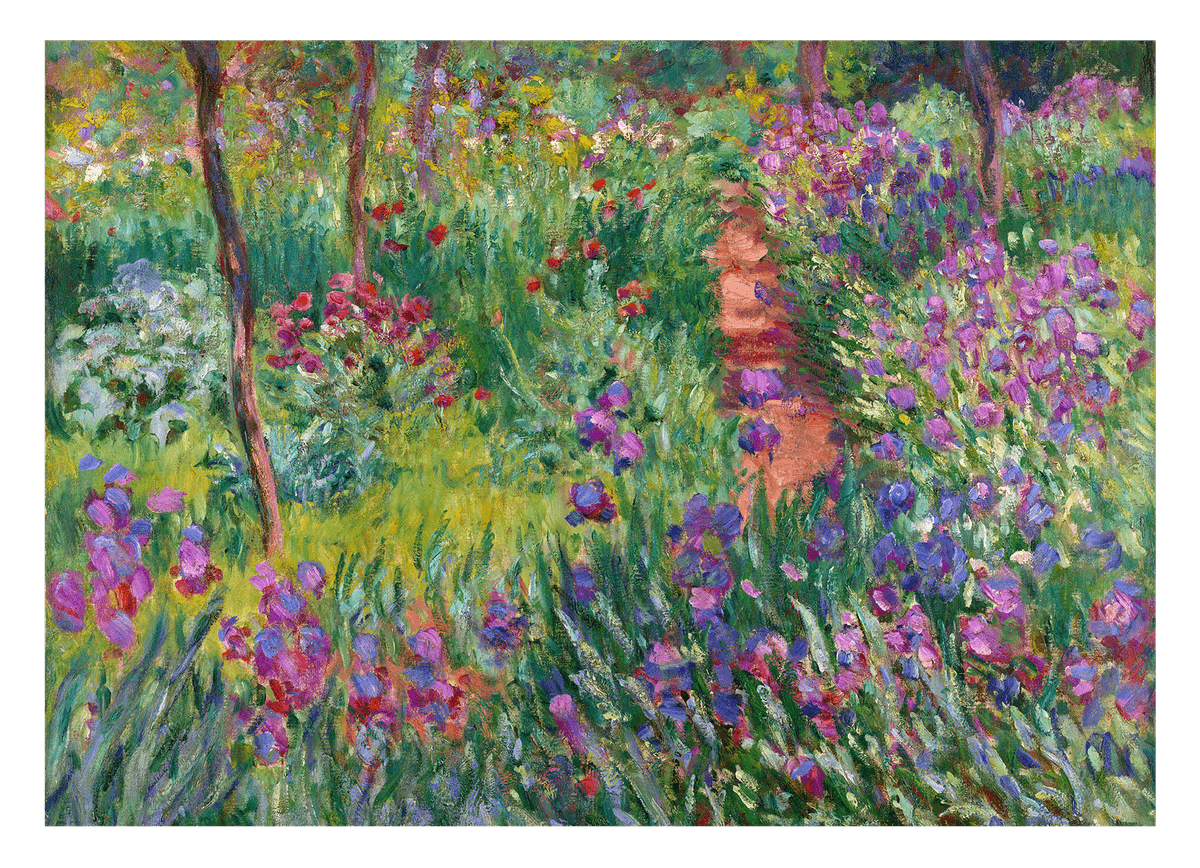 Claude Monet - Der Schwertlilien-Garten in Giverny
