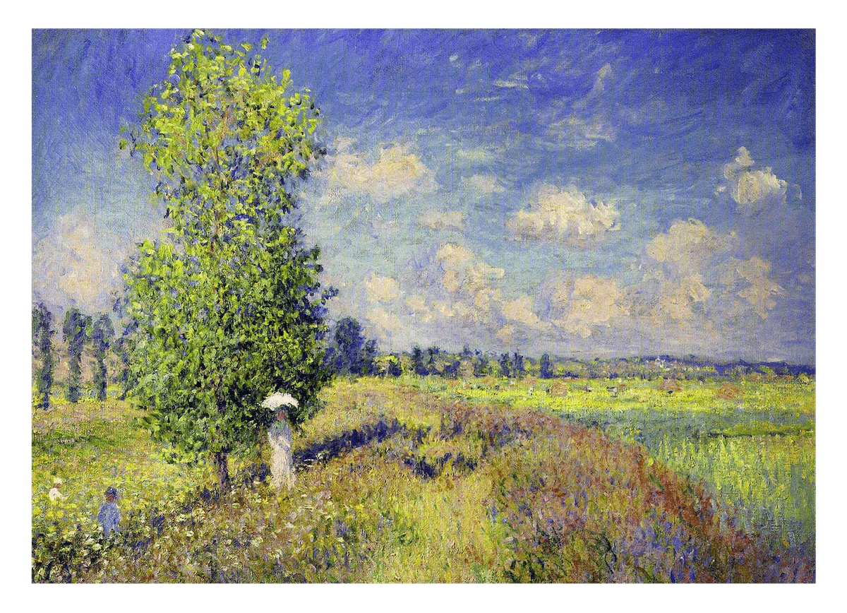 Claude Monet - Mohnfeld im Sommer