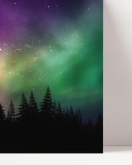 After Hover: Northern Lights above the forest canopy
