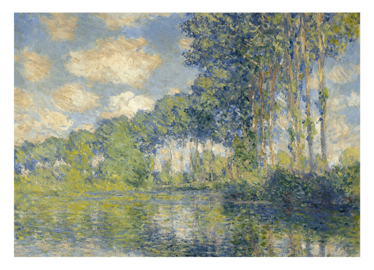 Claude Monet - Pappeln an der Epte I