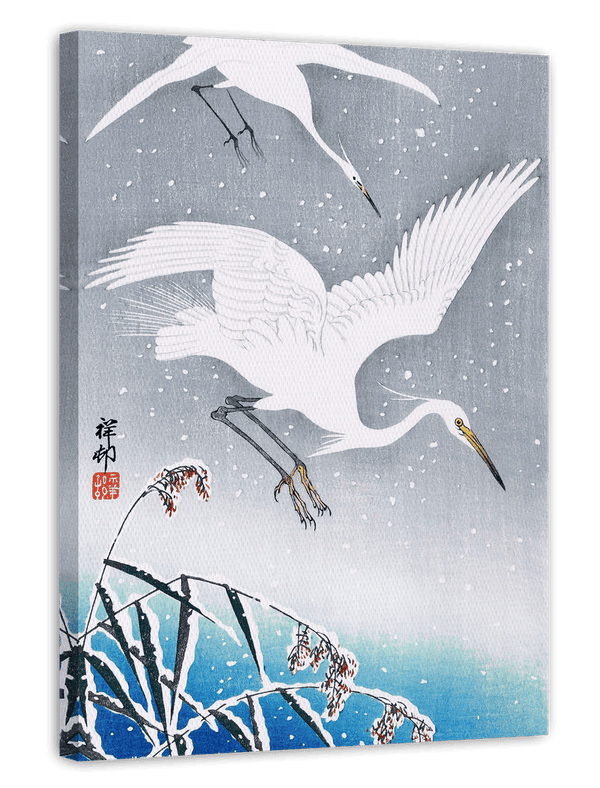 Ohara Koson - Fliegende Kraniche