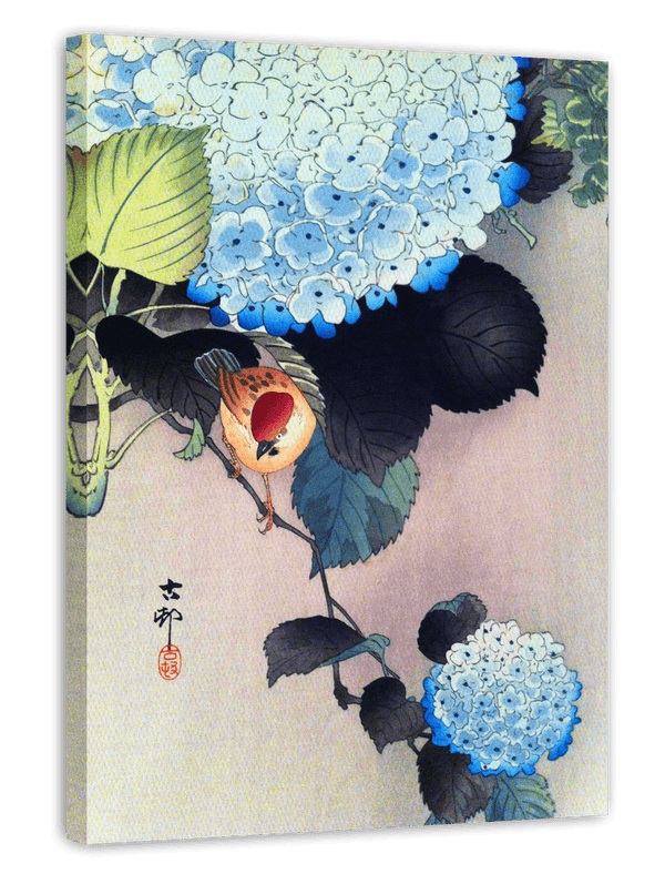 Ohara Koson - Vogel auf Blütenbaum