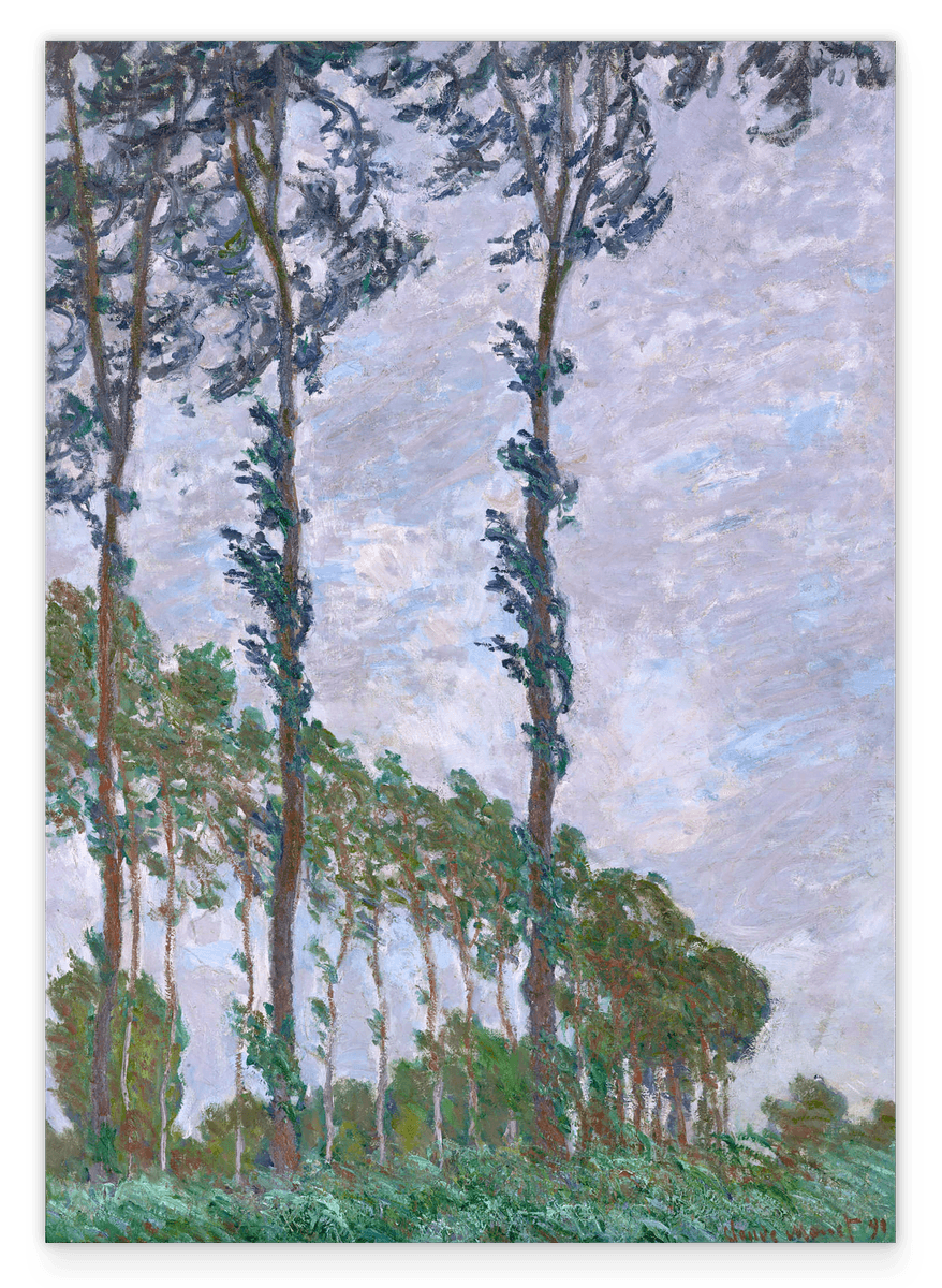 Claude Monet - Poplars (Wind Effect)