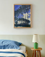 After Hover: Claude Monet - Poplars on the Epte III