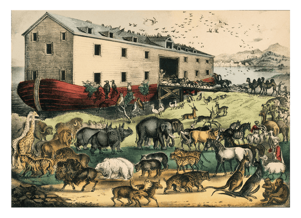 Currier and Ives - Arche Noa