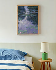 After Hover: Claude Monet - Water Lilies Art Print in Portrait Format