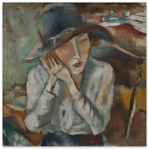 Jules Pascin - Frau mit Hut
