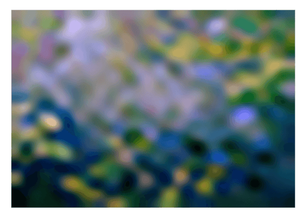 Claude Monet - Seerosen auf blau-violettem Teich