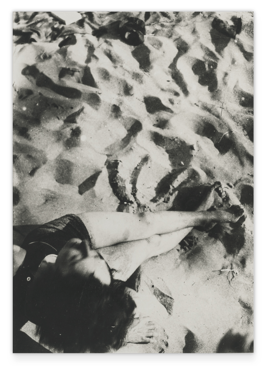 László Moholy Nagy - Am Strand - Fotografie in Schwarz-Weiß