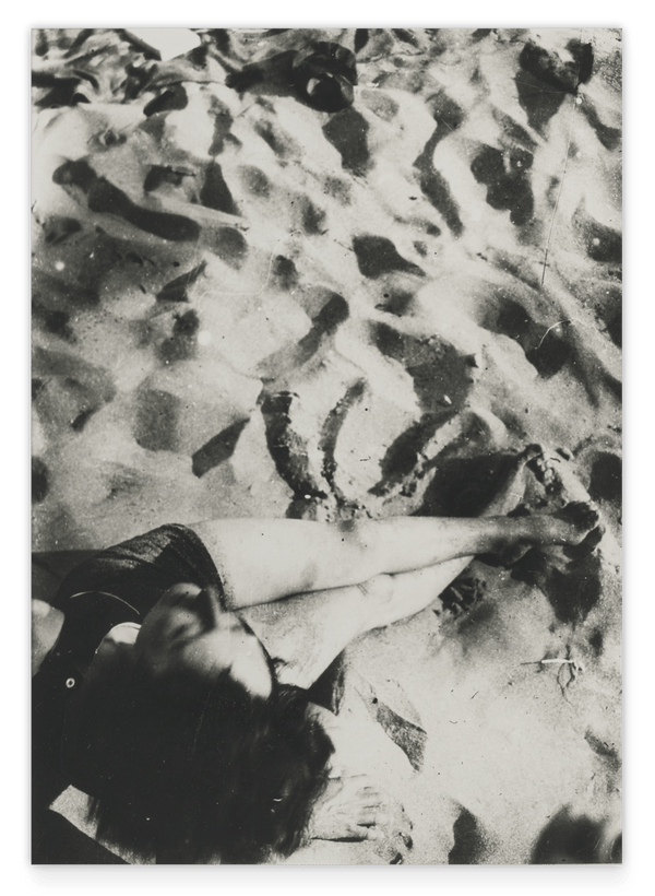László Moholy Nagy - Am Strand - Fotografie in Schwarz-Weiß