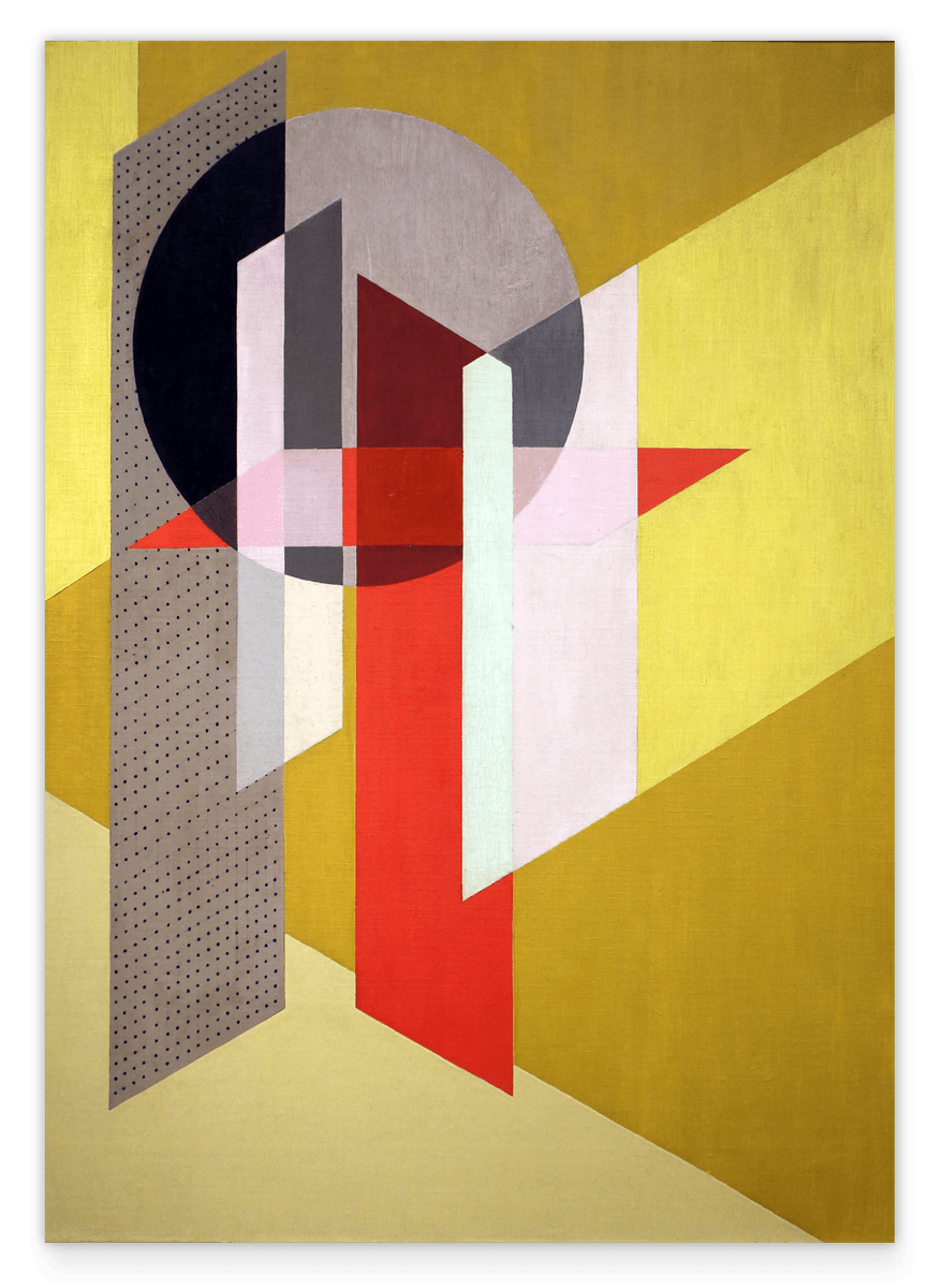 László Moholy Nagy - Abstrakte bunte Formen