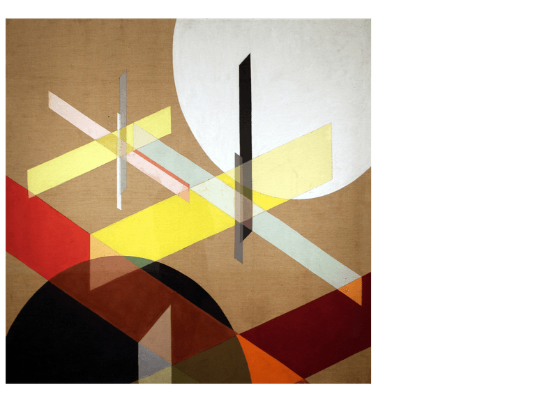 László Moholy Nagy - Abstrakte bunte Formen