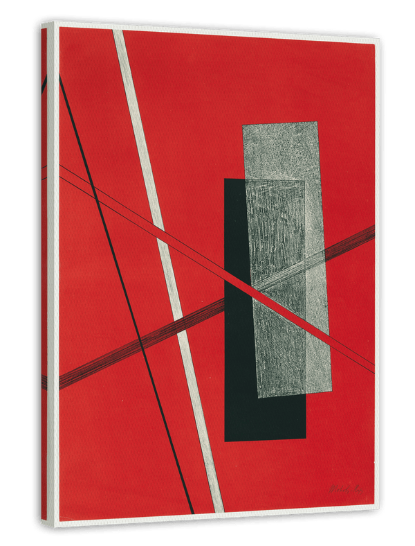 László Moholy Nagy - Abstrakte Szene in rot