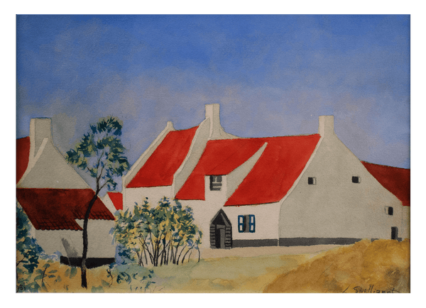 Léon Spilliaert - Weißes Haus mit rotem Dach