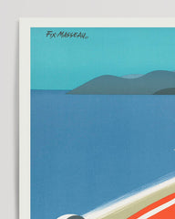 After Hover: Pierre Fix-Masseau - Art Deco advertising poster - Racing on the French Riviera