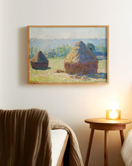 After Hover: Claude Monet - Haystacks - End of Summer